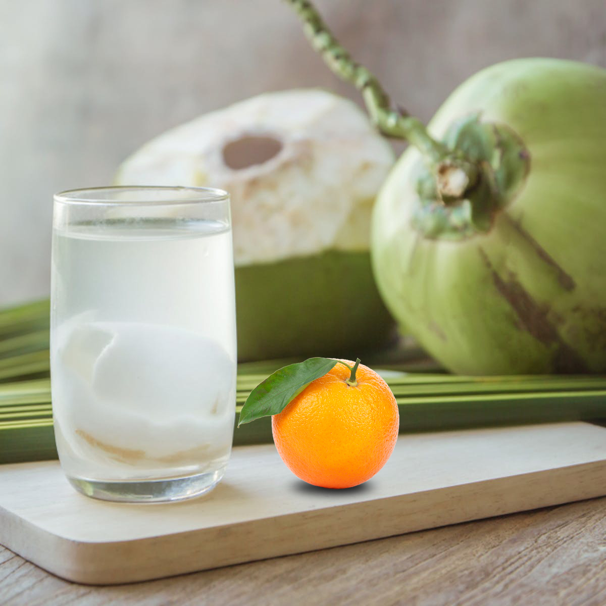 Orange Flavor Coconut
